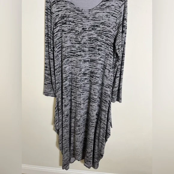 Bryn Walker Black and Gray Maxi Dress Size L - Picture 4 of 11